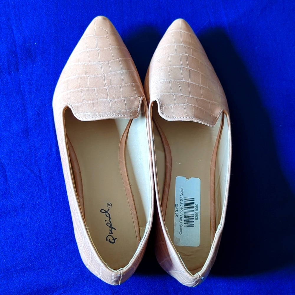 Nude color women's shoes.